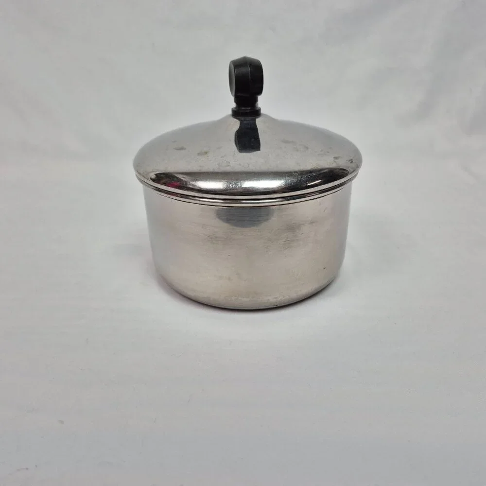 Farberware 1qt Saucepan UV w/Lid Stainless Steel Aluminum Clad USA VINTAGE!!! - Picture 5 of 9